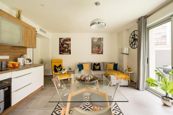 Stylish New 1 Bedroom Apartment In Juan Les Pins Antibes Bagian luar foto