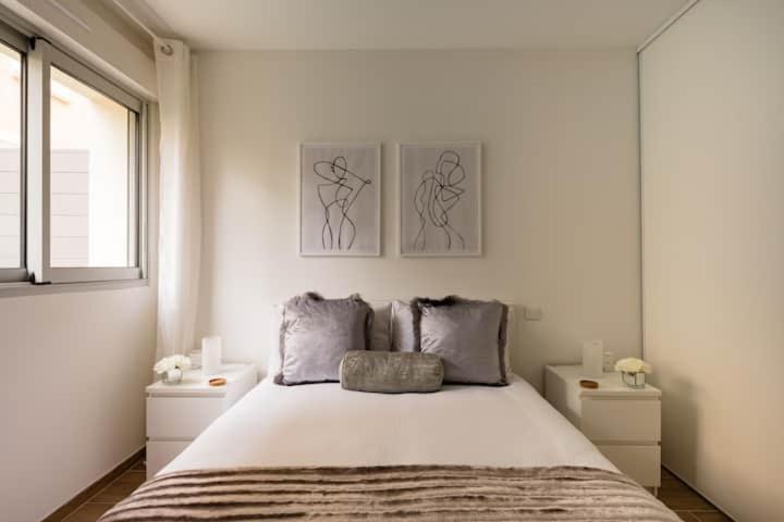 Stylish New 1 Bedroom Apartment In Juan Les Pins Antibes Bagian luar foto