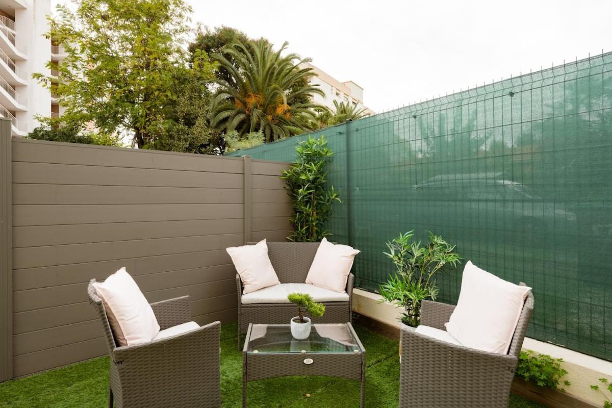 Stylish New 1 Bedroom Apartment In Juan Les Pins Antibes Bagian luar foto
